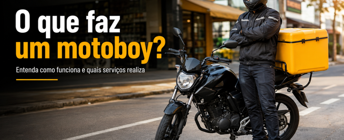 O que faz um motoboy? Entenda como funciona e quais serviços realiza
